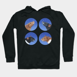 Christmas Rat Designs Hoodie